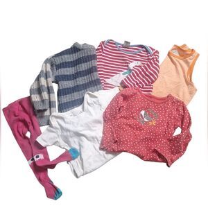 Frugi Cute Baby Clothing Set, Organic Cotton, Zara Sweater